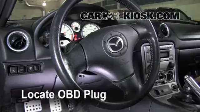 2005 Mazda Miata LS 1.8L 4 Cyl. Compruebe la luz del motor Diagnosticar